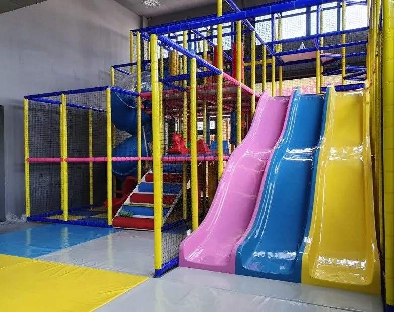 Playground with slides
