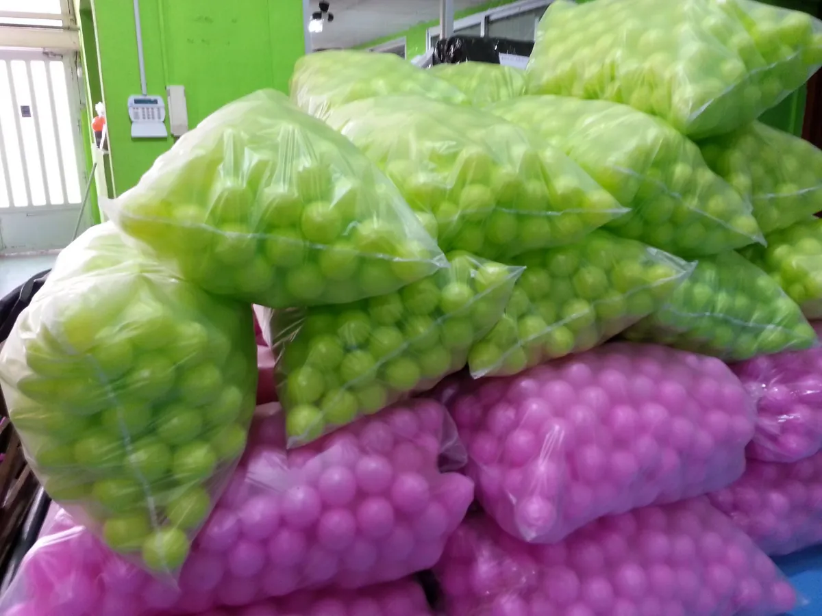 Plastic balls for ball pits