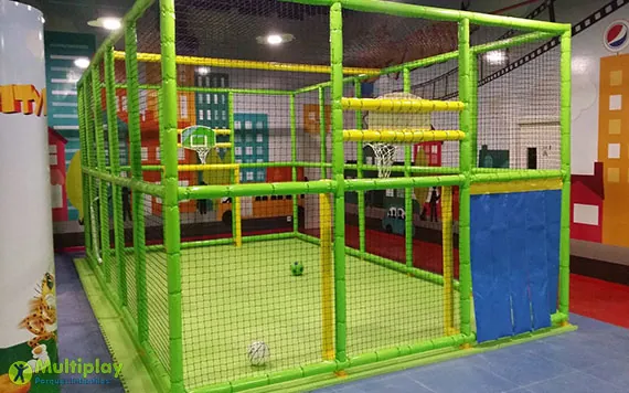 Indoor football and basketball courts