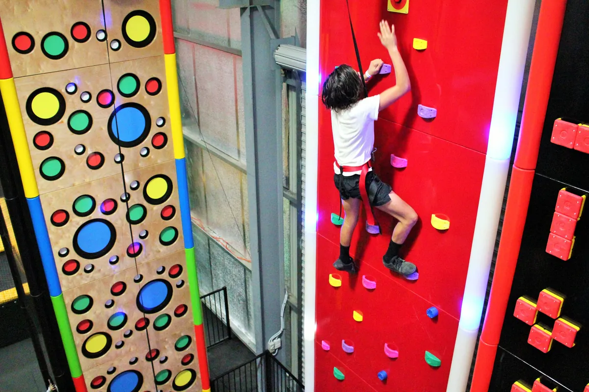 Climbing walls for children